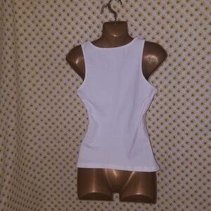 New White Cotton Tank